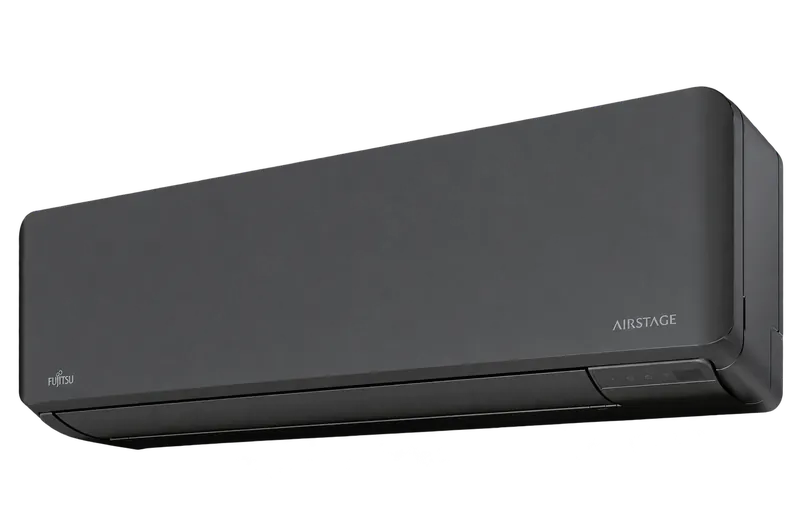 Czarny klimatyzator Fujitsu Standard KMCG Black